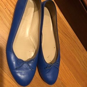 J. Crew Bright Blue Flats